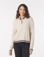 GLYDER Leisure Cable Knit Zip Up
