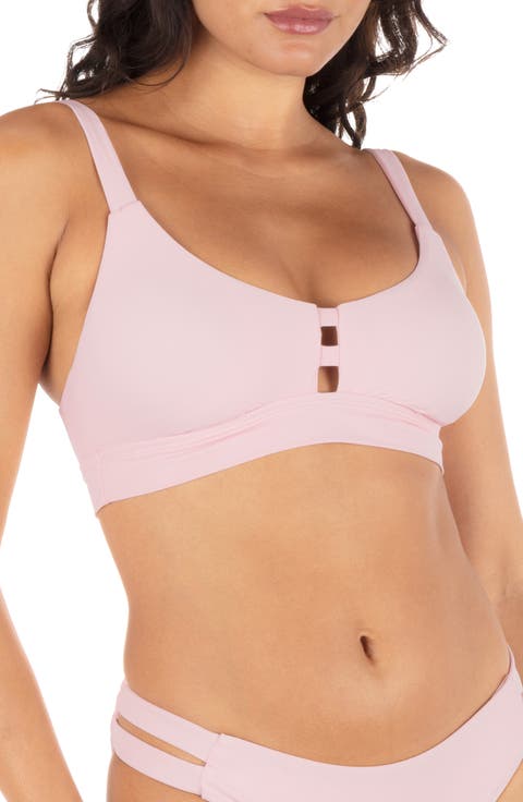 Max Solid Tab Bikini Top