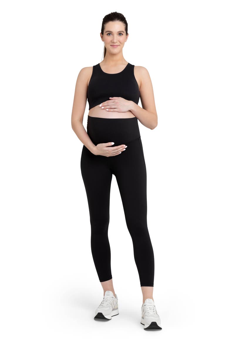 Tempo Crop Legging, Alternate, color, BLACK