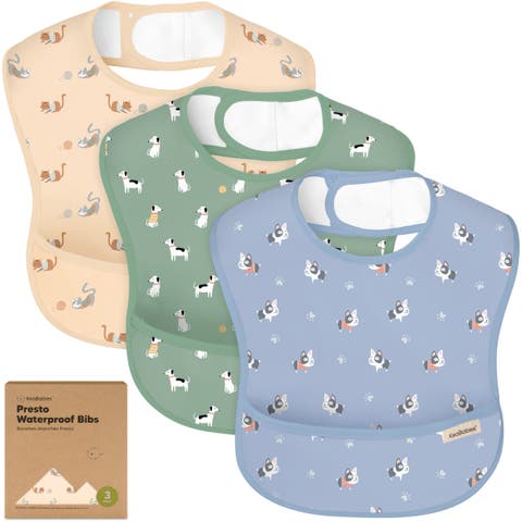 3-Pack Presto Waterproof Bibs
