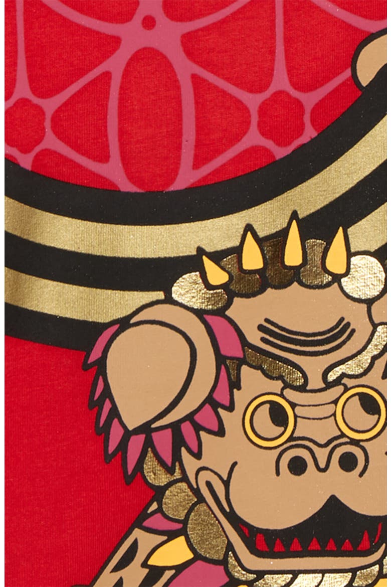 Year of the Pig Graphic T-Shirt, Alternate, color, RED