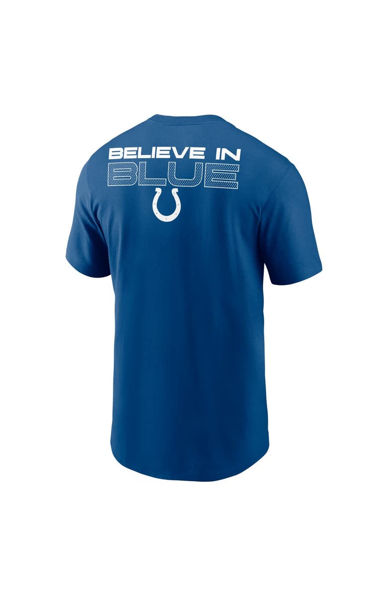 Nike Men's Nike Royal Indianapolis Colts Local Phrase T-Shirt, Alternate, color, Royal