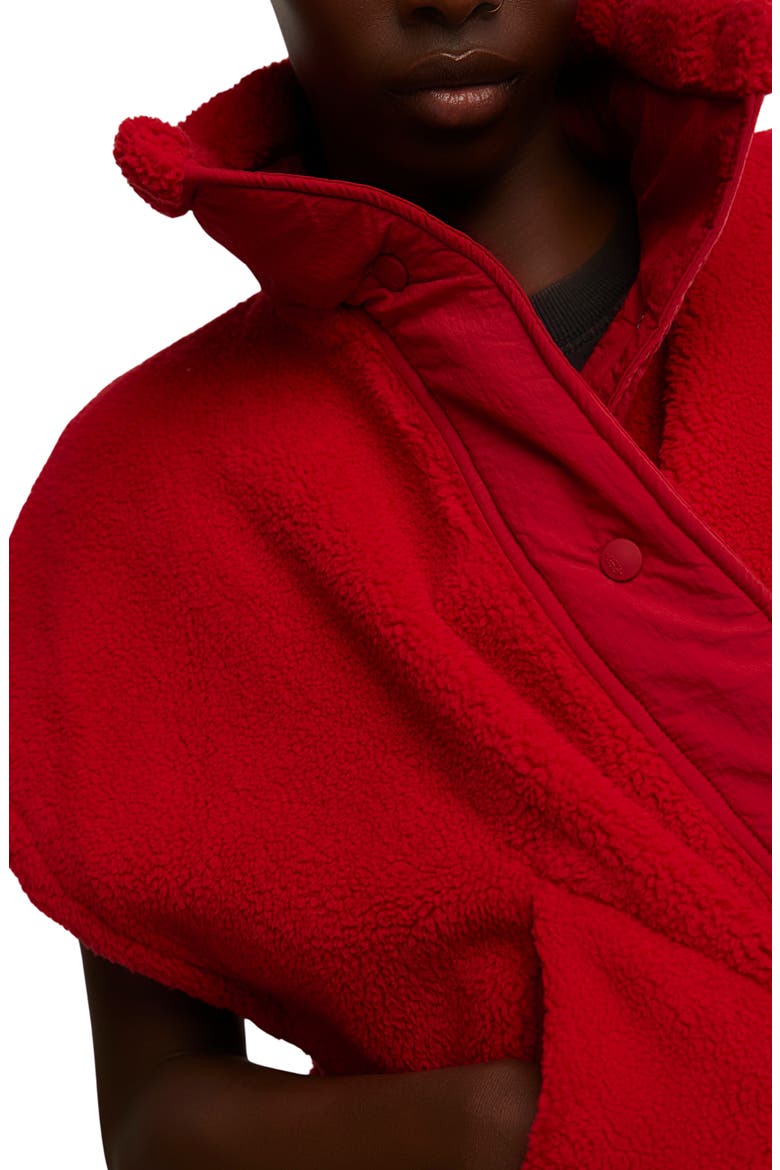 FP Movement Scout It Out Fleece Vest, Alternate, color, CRANBERRY