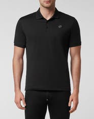 PHILIPP PLEIN Slim Fit Polo Shirt Ss Luxe Men