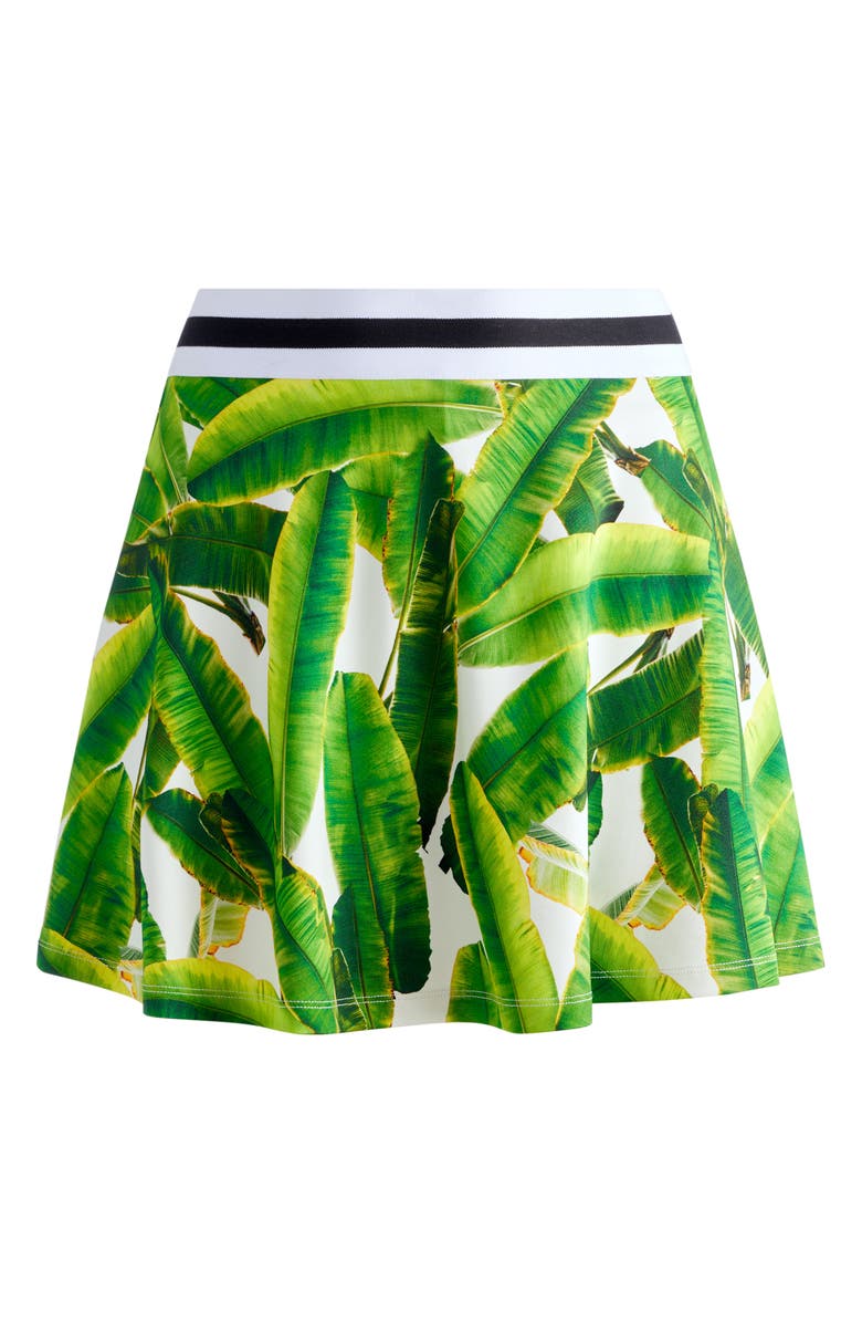 Alice + Olivia Blaise Palm Print Miniskort, Alternate, color, 