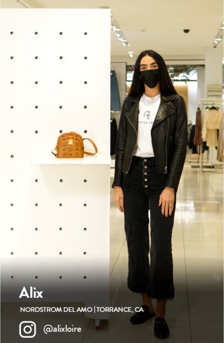 Mini Anna Visetos Canvas Crossbody Bag, sales video thumbnail