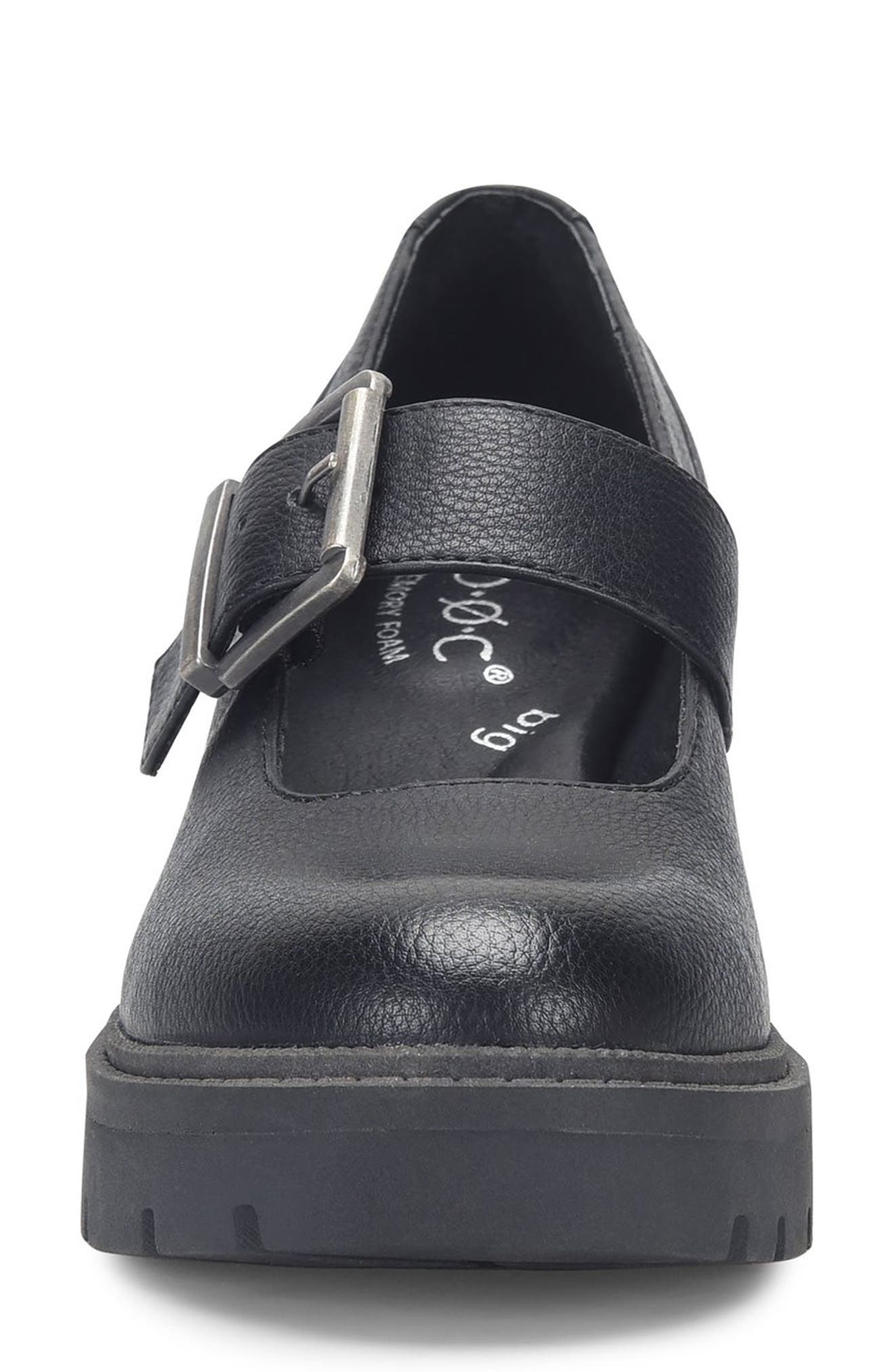 B O C BY BØRN Maira Platform Mary Jane, Alternate, color, Black Box