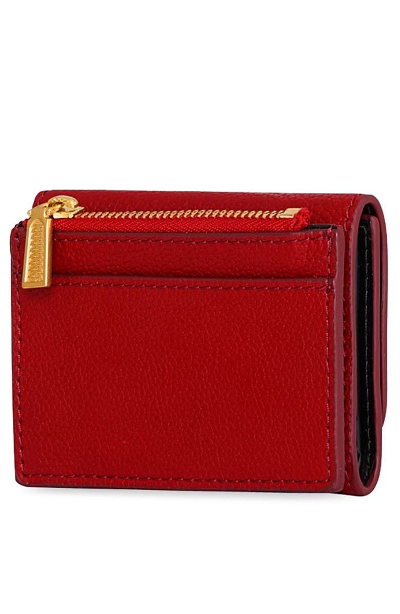 Rebecca Minkoff Insider Compact Leather Trifold Wallet, Alternate, color, Siren