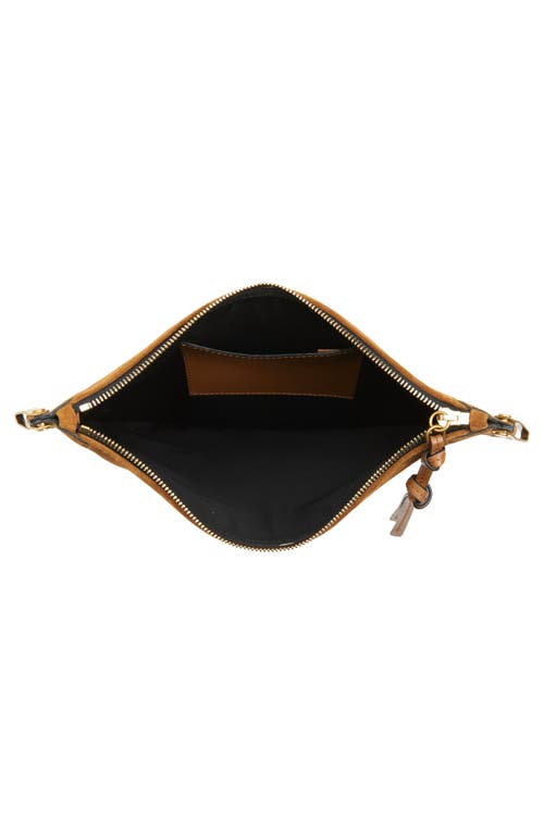Isabel Marant Oskan Whipstitch Soft Suede Shoulder Bag