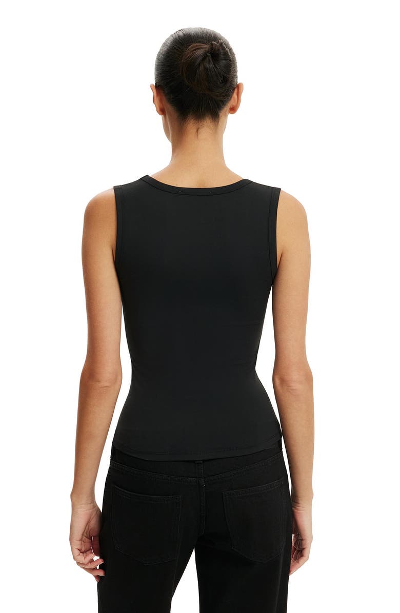 Cotton On Women's Hold Me V Neck Tank, Alternate, color, Black