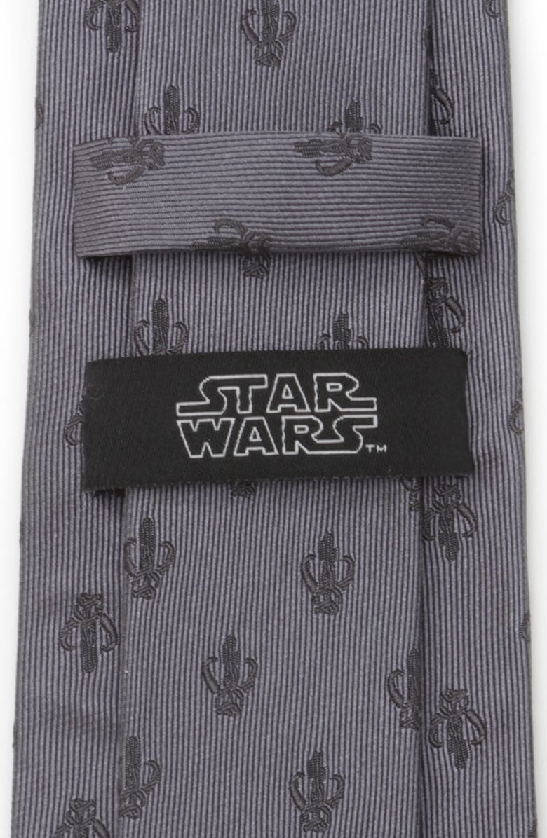 Cufflinks, Inc. Star Wars<sup>™</sup> - Mandalorian Silk Tie, Alternate, color, Grey