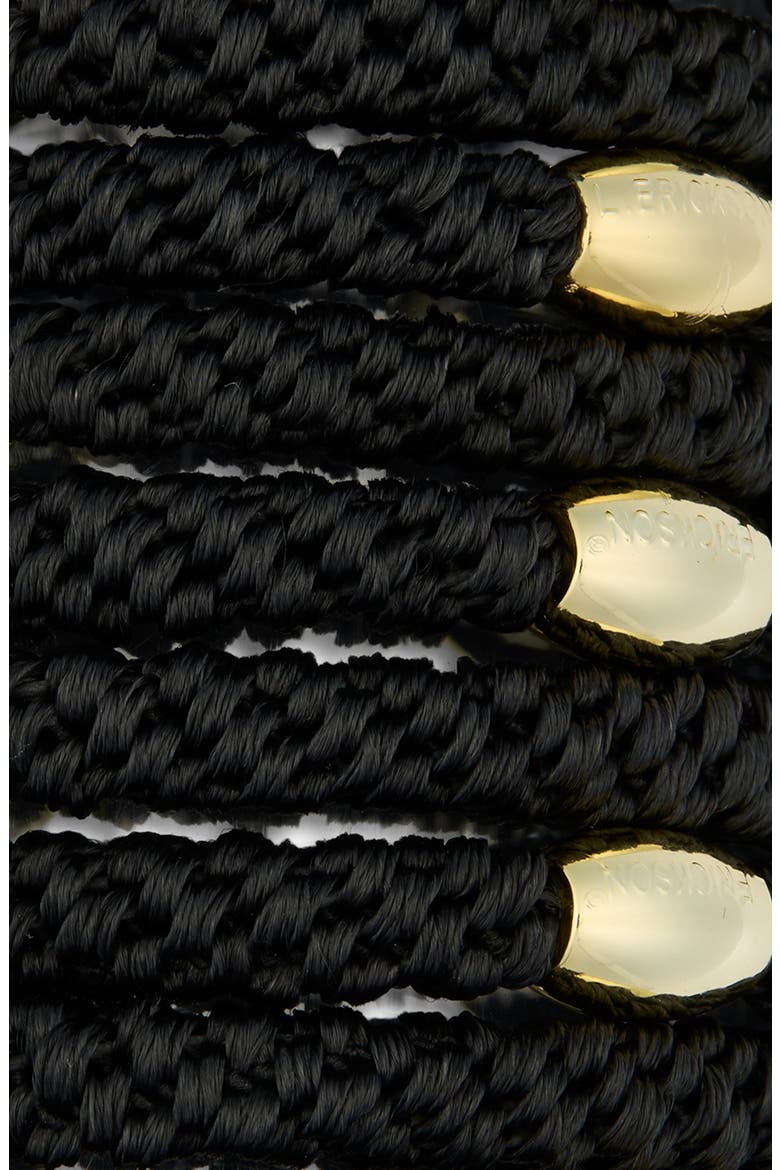 Pony Pouch Set of 12 Assorted Grab & Go Ponytail Holders, Alternate, color, BLACK