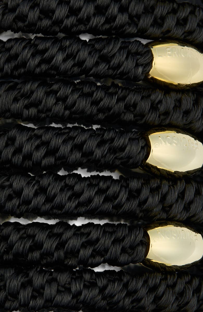 L. Erickson Pony Pouch Set of 12 Assorted Grab & Go Ponytail Holders, Alternate, color, Black