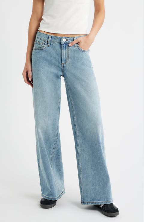 Low Rise Baggy Wide Leg Jeans