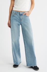 BP. Low Rise Baggy Wide Leg Jeans