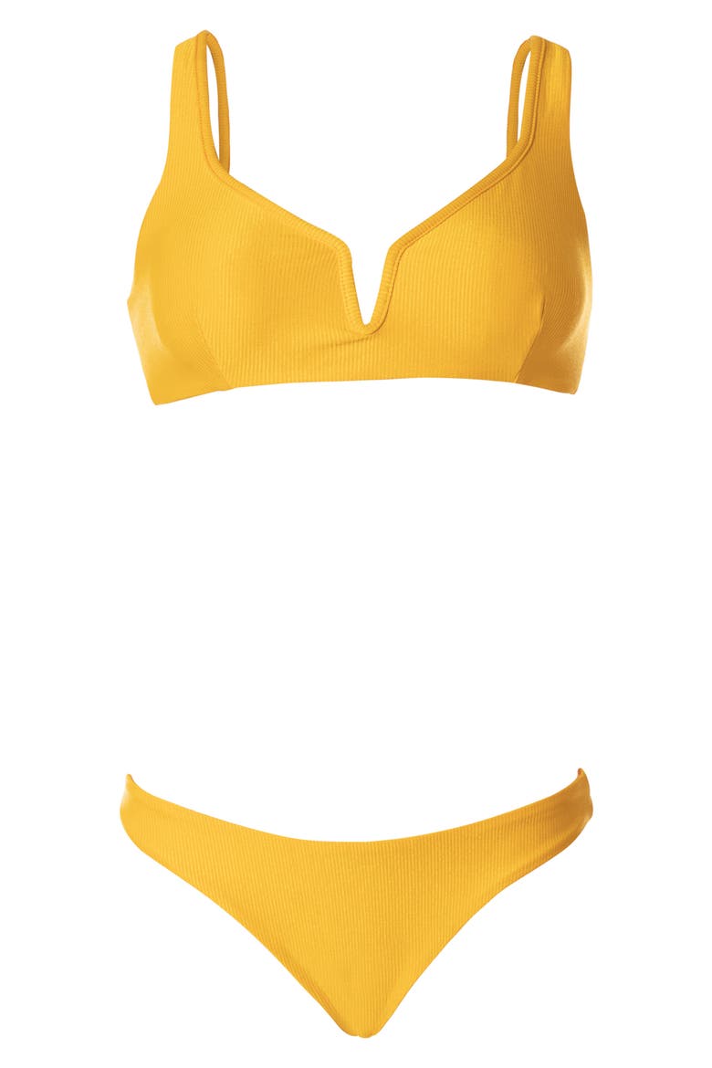 Sunbeam Sorbet Iconic Reversible Bikini Bottoms, Alternate, color, YELLOW