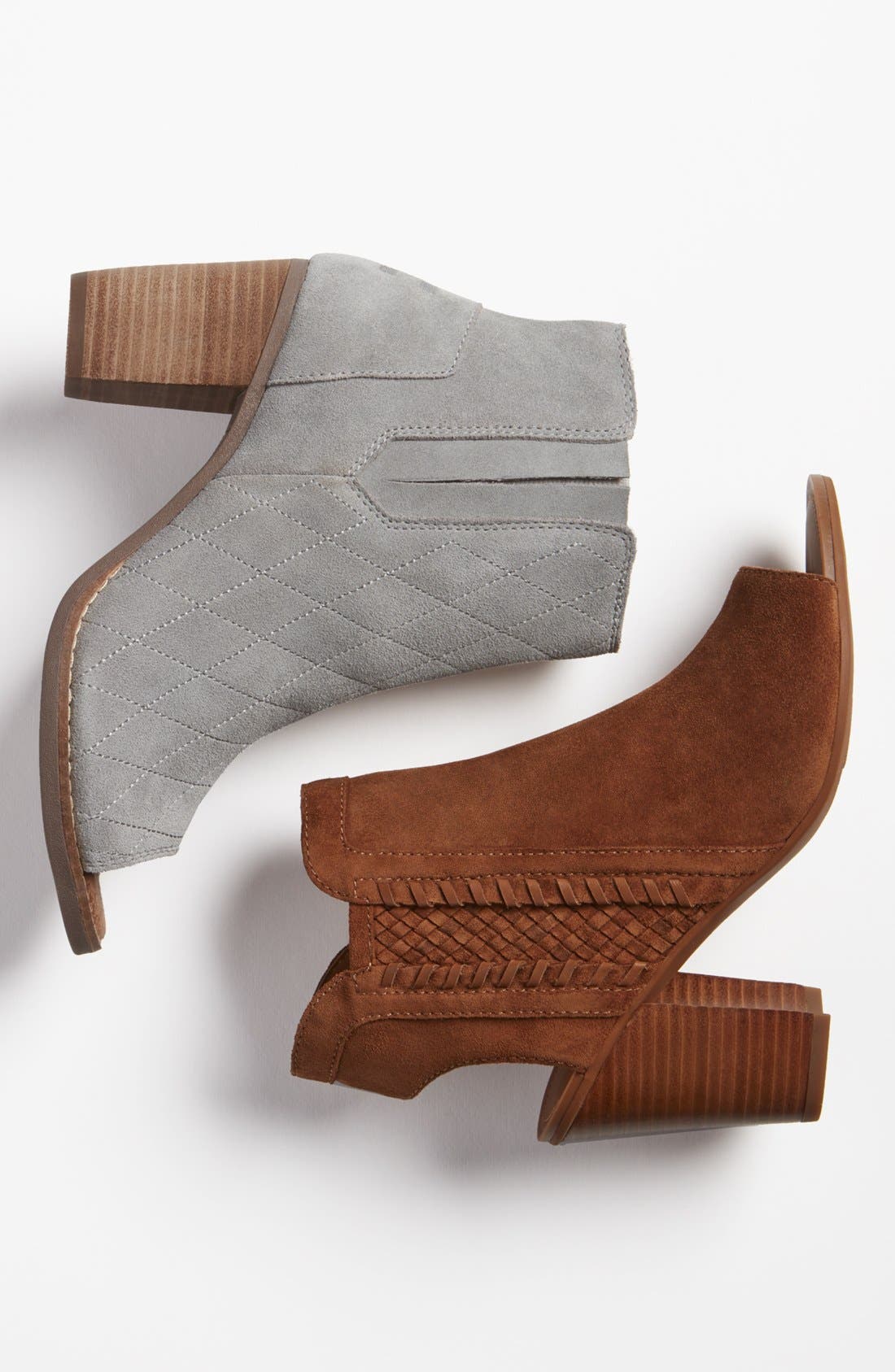 TOMS 'Majorca' Peep Toe Bootie, Alternate, color, 