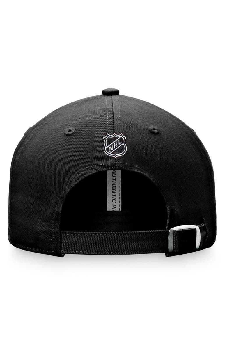 FANATICS Men's Fanatics Branded Black Pittsburgh Penguins Authentic Pro Rink Adjustable Hat, Alternate, color, 