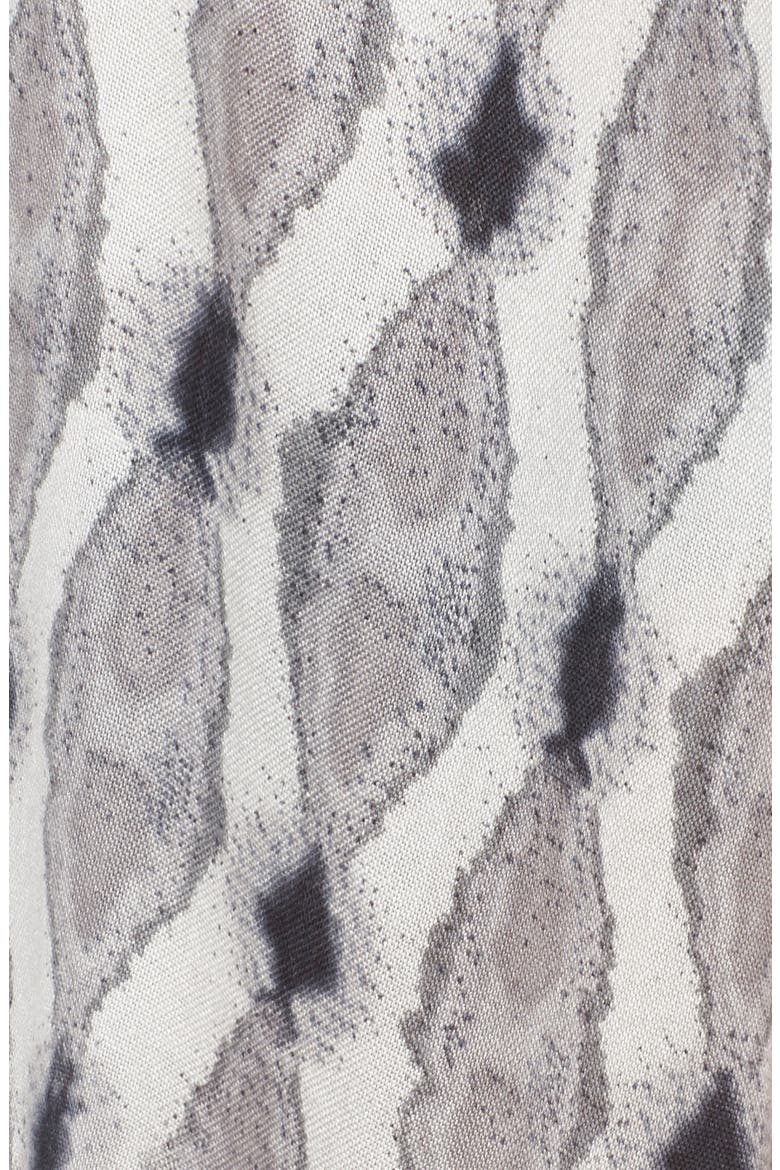 Caslon® Tie Dye Tassel Wrap, Alternate, color, BLACK COMBO