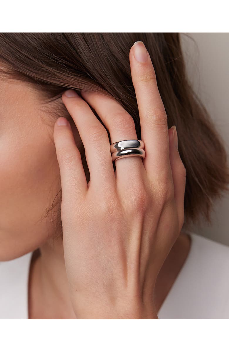 Jennifer Fisher City Link Ring, Alternate, color, Silver