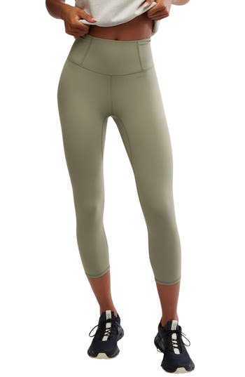 Free People Fp Movement Never Better Capri Leggings In Green