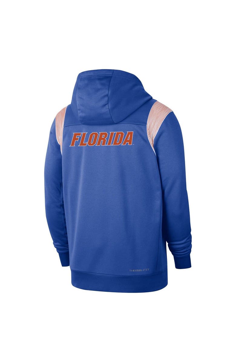 Nike Men's Nike Royal Florida Gators 2022 Sideline Lockup Performance Full-Zip Hoodie Jacket, Alternate, color, Royal