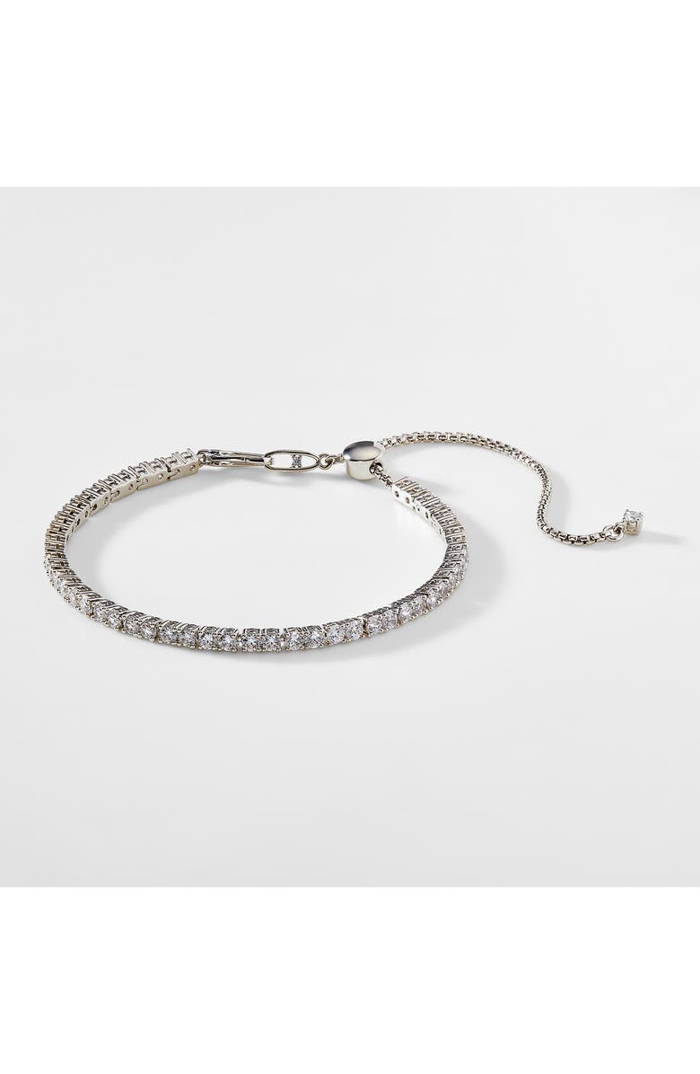 Nadri Love All Tennis Bracelet, Alternate, color, Rhodium