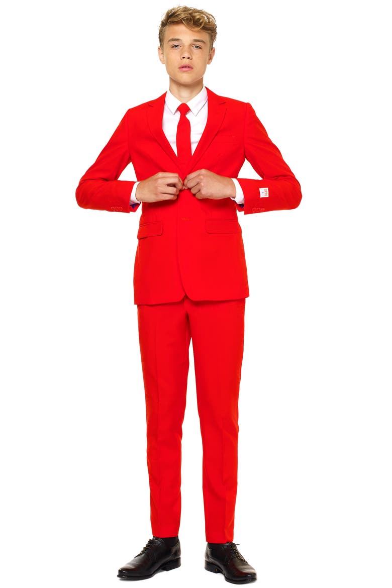 Red Devil Two-Piece Suit with Tie video
