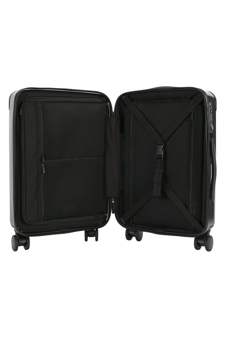 Nostos Glossy Spinner Carry-On, Alternate, color, NOCTURNE