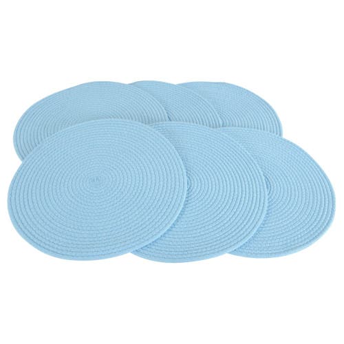 Kaplan Early Learning Company Flex Spot Woven Mat In Blue