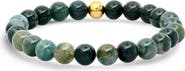 STEELTIME Men's Tiger's Eye Stretch Bracelet