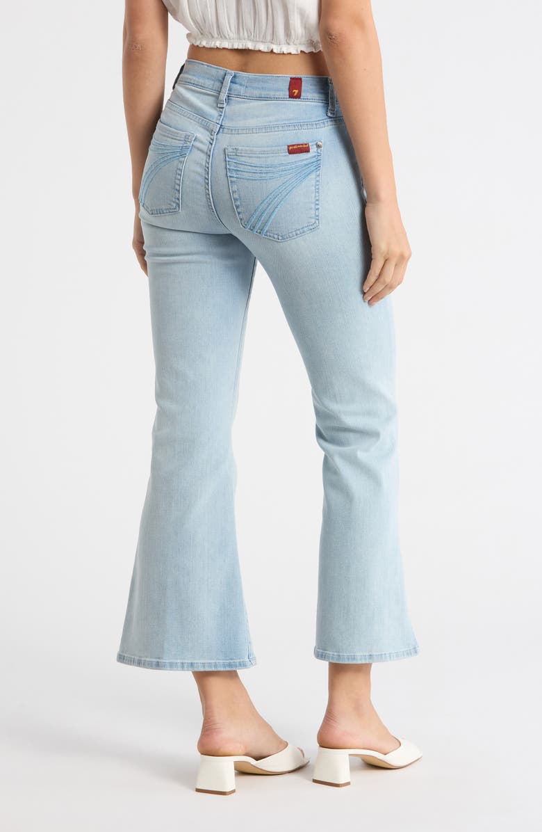 7 For All Mankind Dojo Mid Rise Ankle Flare Jeans, Alternate, color, Decatur