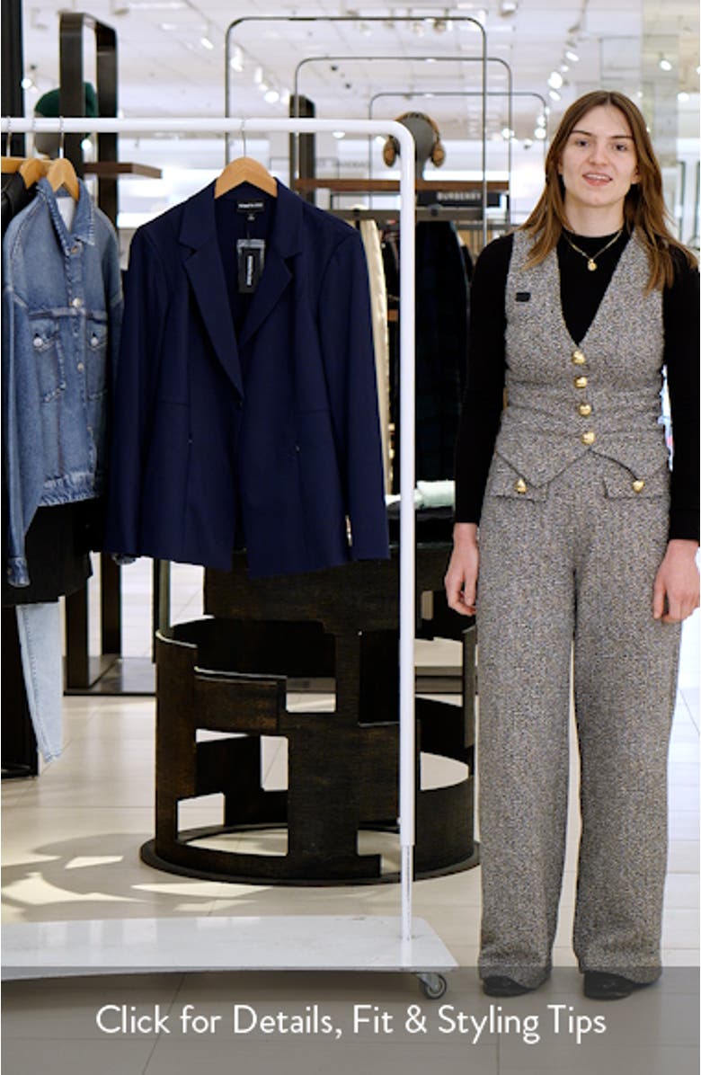 Athletic Stretch One-Button Blazer, sales video thumbnail