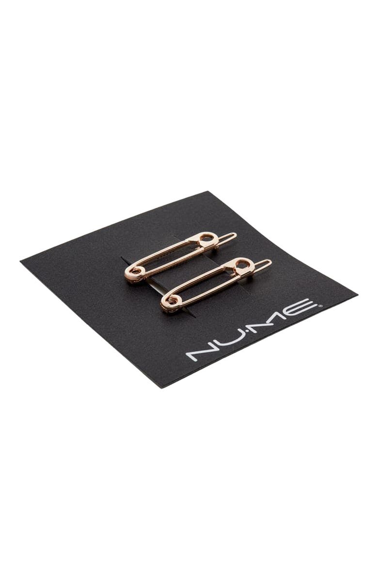 NUME Safety Pin Hair Clip, Alternate, color, Rose Gold