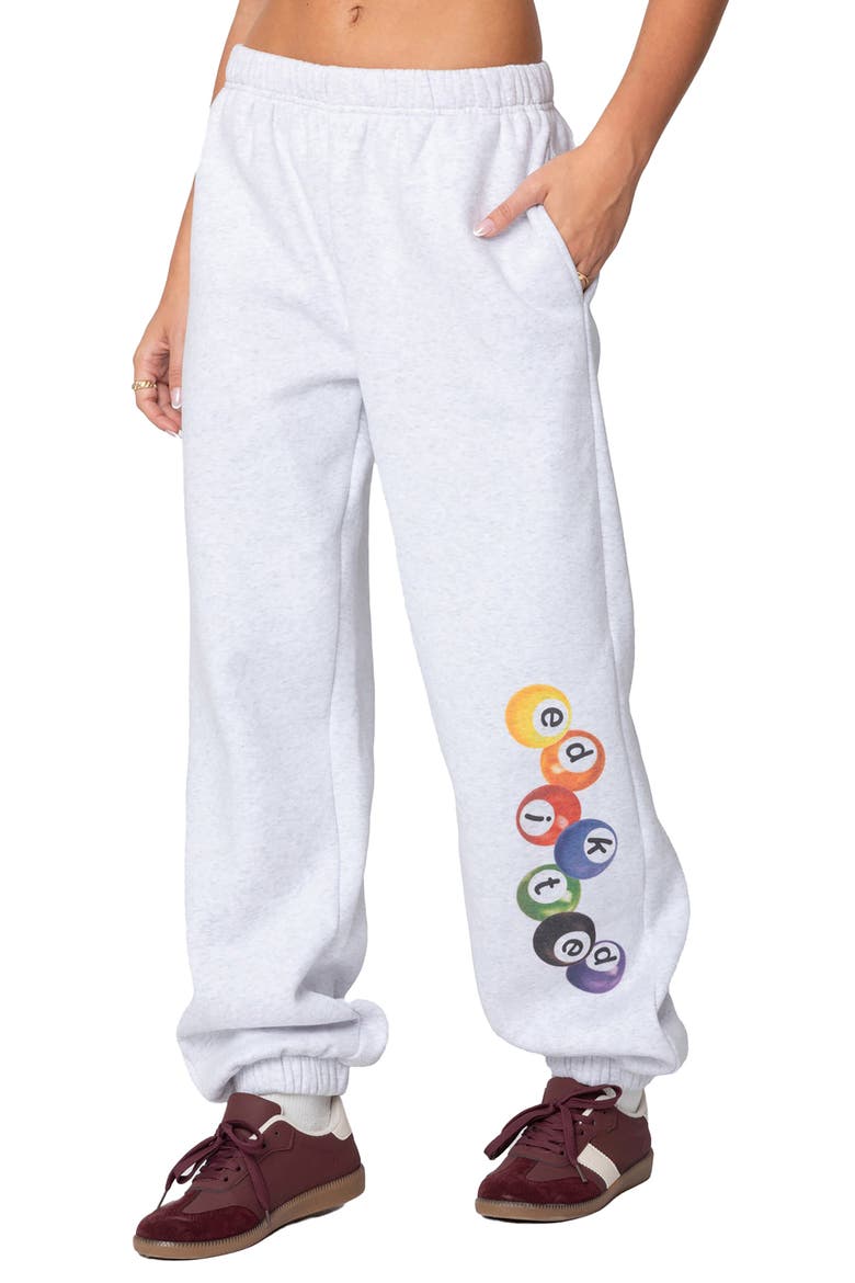 Billiard Oversized Joggers, Alternate, color, GRAY-MELANGE