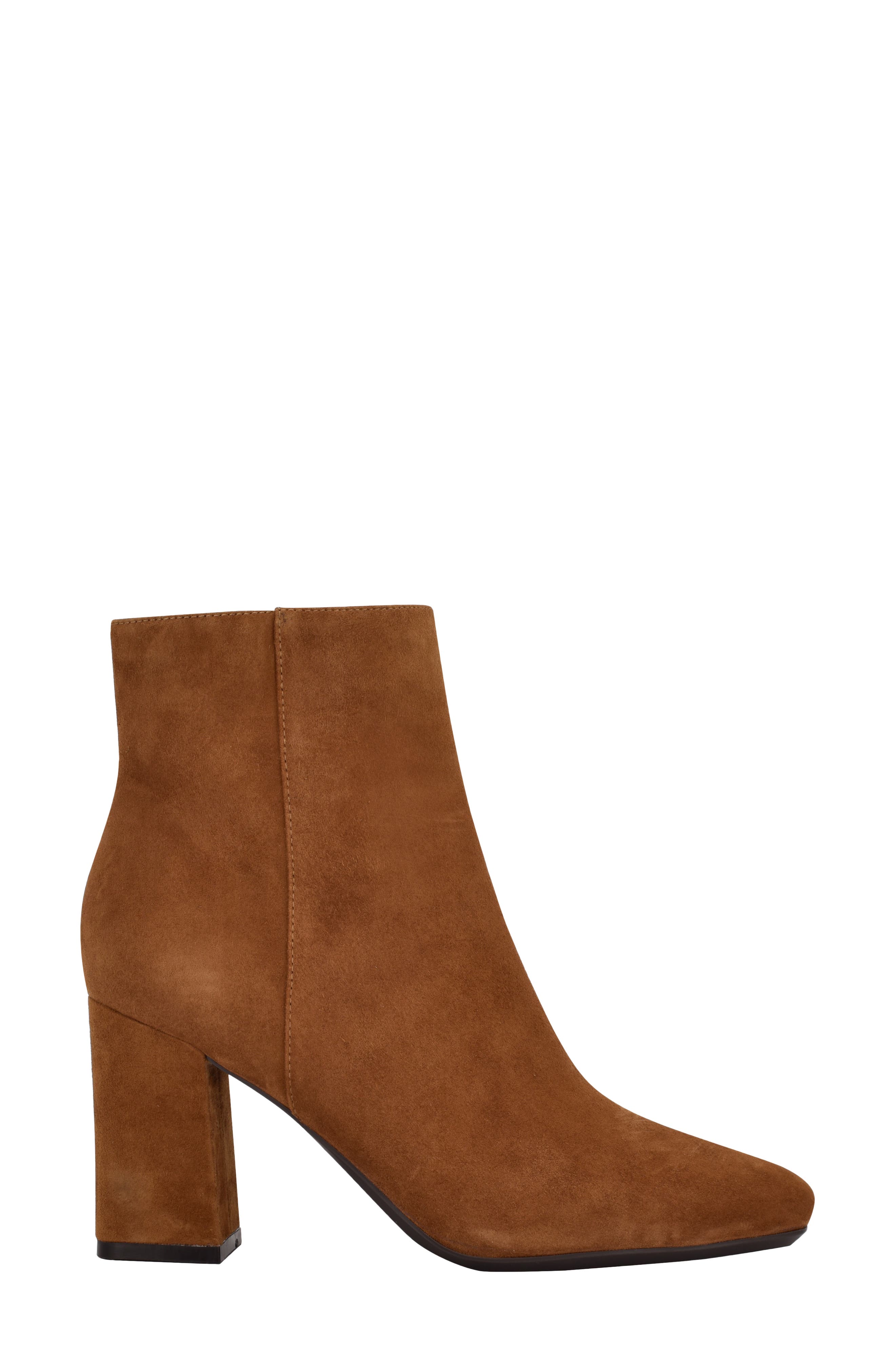 Izial Square Toe Bootie, Alternate, color, DARK NATURAL