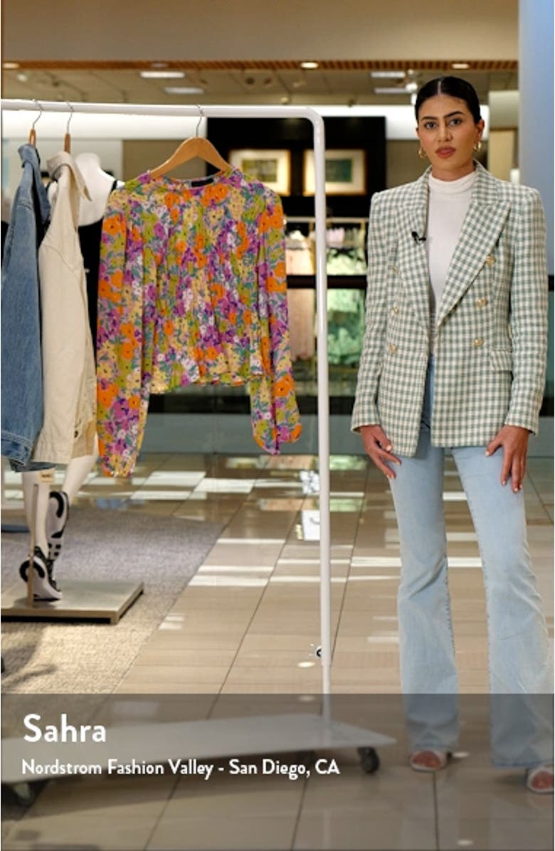 Get Together Floral Smocked Top, sales video thumbnail