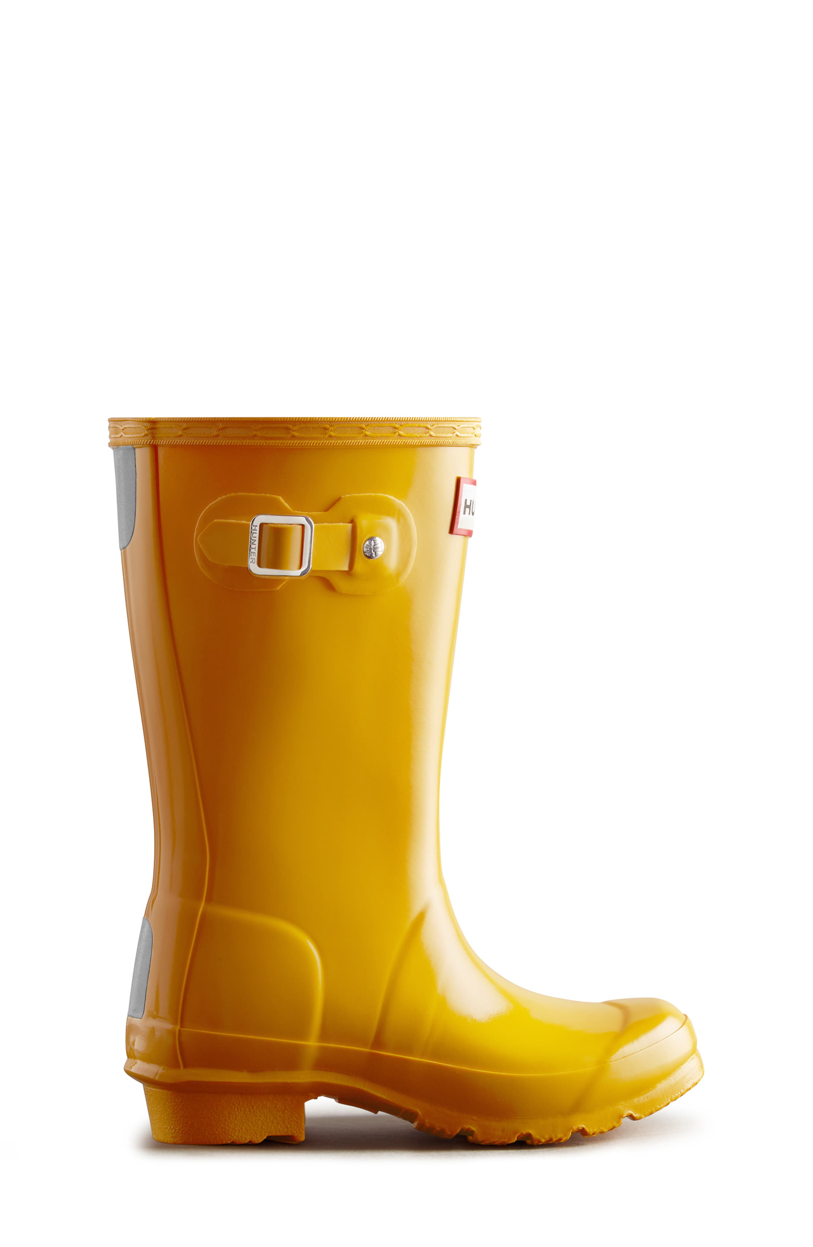 Kids' Original Gloss Waterproof Rain Boot, Alternate, color, YELLOW