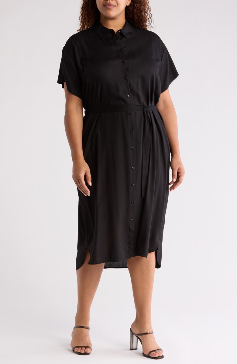 VERO MODA Tie Waist Shirtdress, Main, color, 
