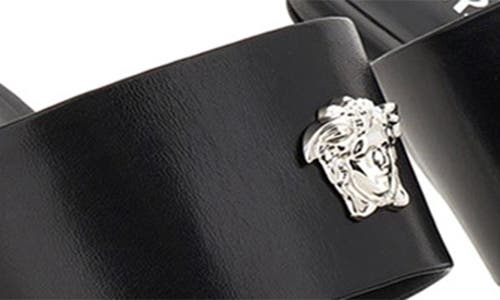 Versace Medusa Ankle Strap Sandal In Animal Print