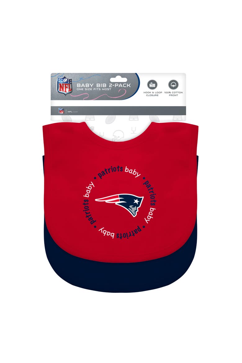 New England Patriots - Baby Bibs 2-Pack, Alternate, color, Red
