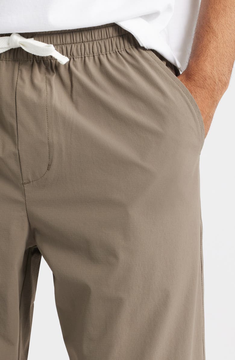 RIZORT Tim Stretch Nylon Drawstring Pants, Alternate, color, Khaki