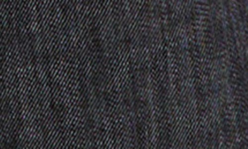 Nydj Jayne Cotton Pull-on Ankle Wide Leg Jeans In Black Rinse