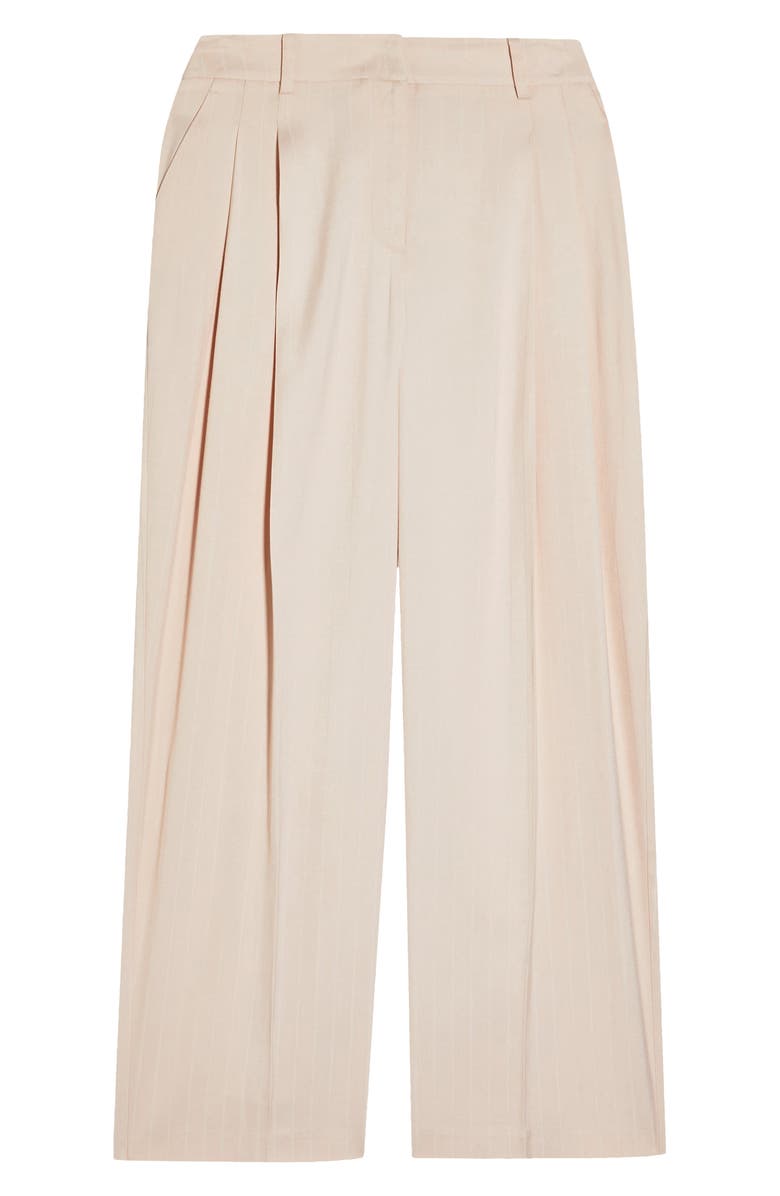 Topshop Stripe Jacquard Trousers, Alternate, color,