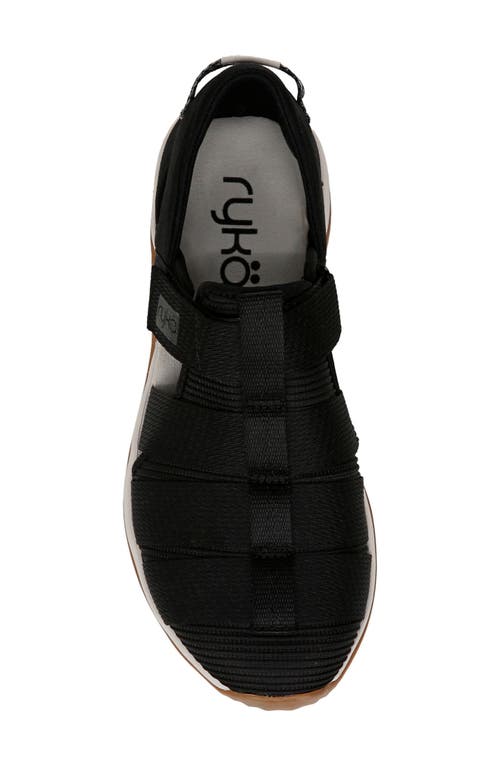 Ryka Women's Echo Fisherman Slip On Sandals In Black