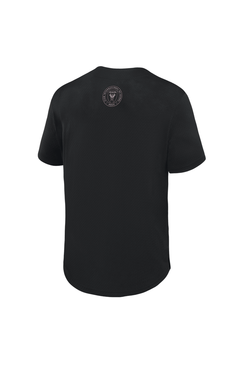 Men's Fanatics Black Inter Miami CF Maximum Intensity Button-Up Jersey, Alternate, color, Black