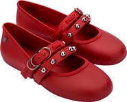 Melissa Stud Mary Jane Soft Ballerina Flat