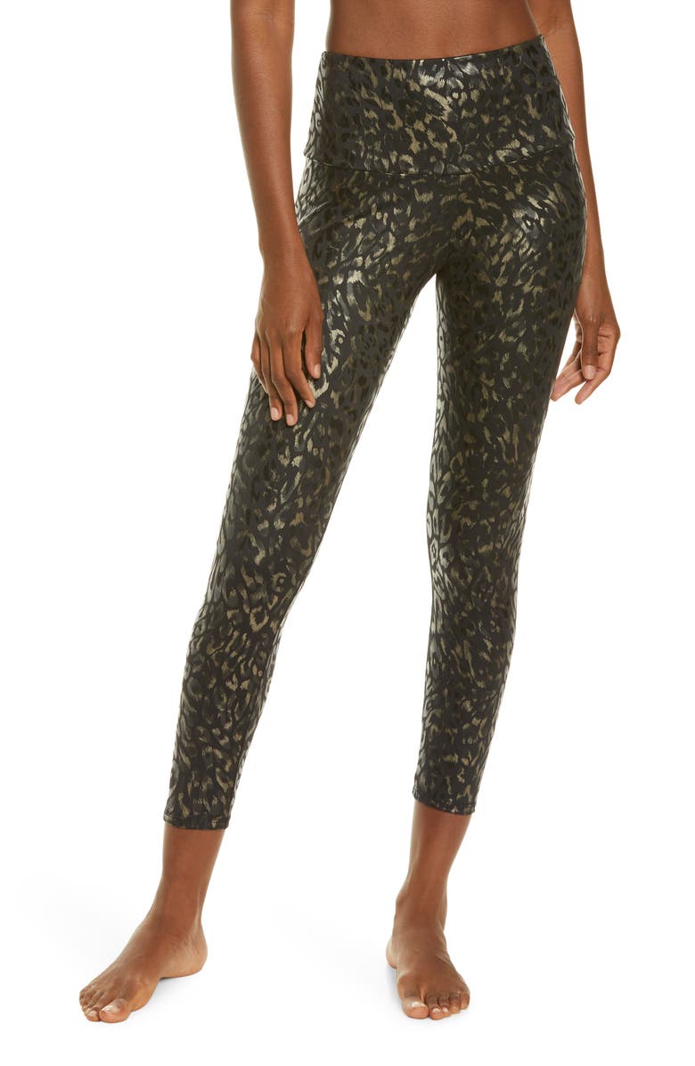 Onzie Animal Foil High Waist Leggings, Main, color, 