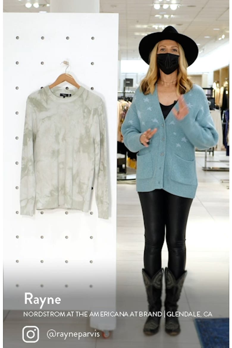 Masten Eco Brea Tie Dye Crewneck Sweater video