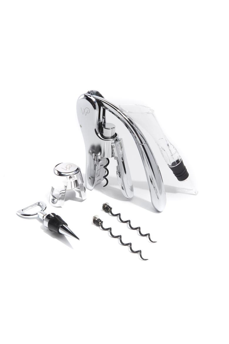 6-piece Wine Tool Set, Main, color, Silver